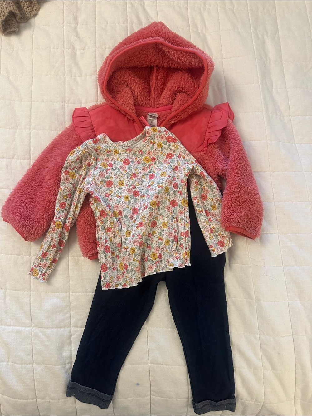 Little Me 3 Piece Baby Girl Set 18mo